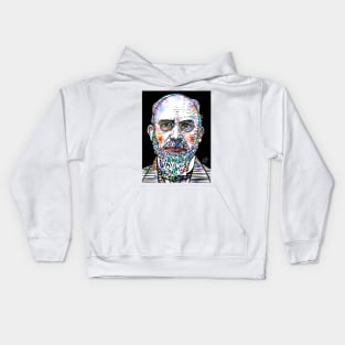 ERIK SATIE watercolor and ink portrait Kids Hoodie